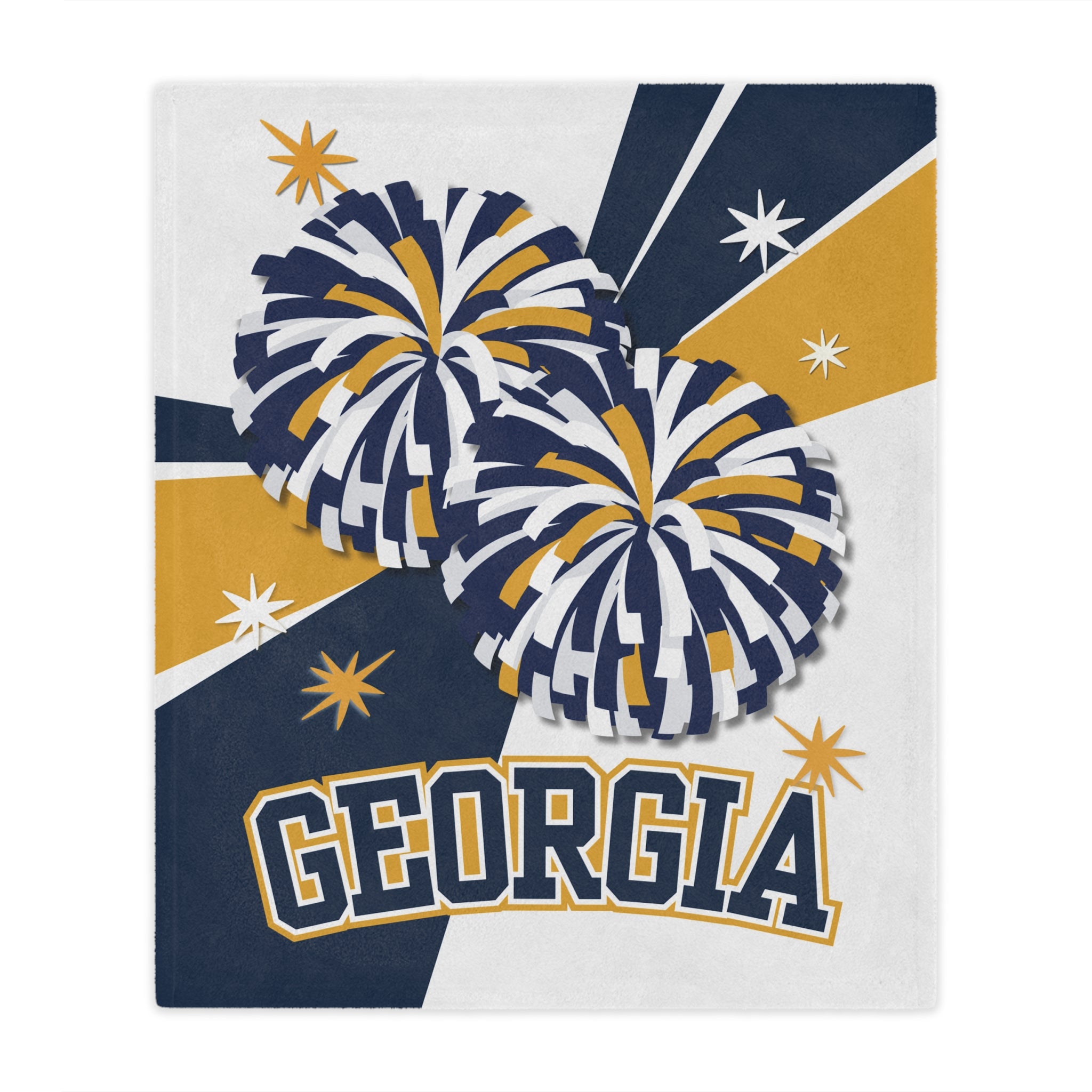 Personalized Cheer Minky Blanket