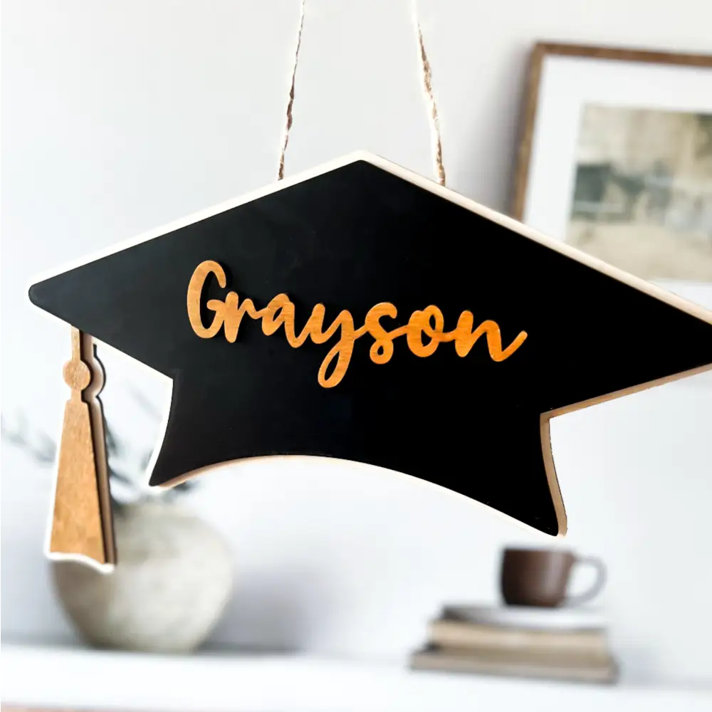 2025 Graduation door hanger - Cap design - Physical Product
