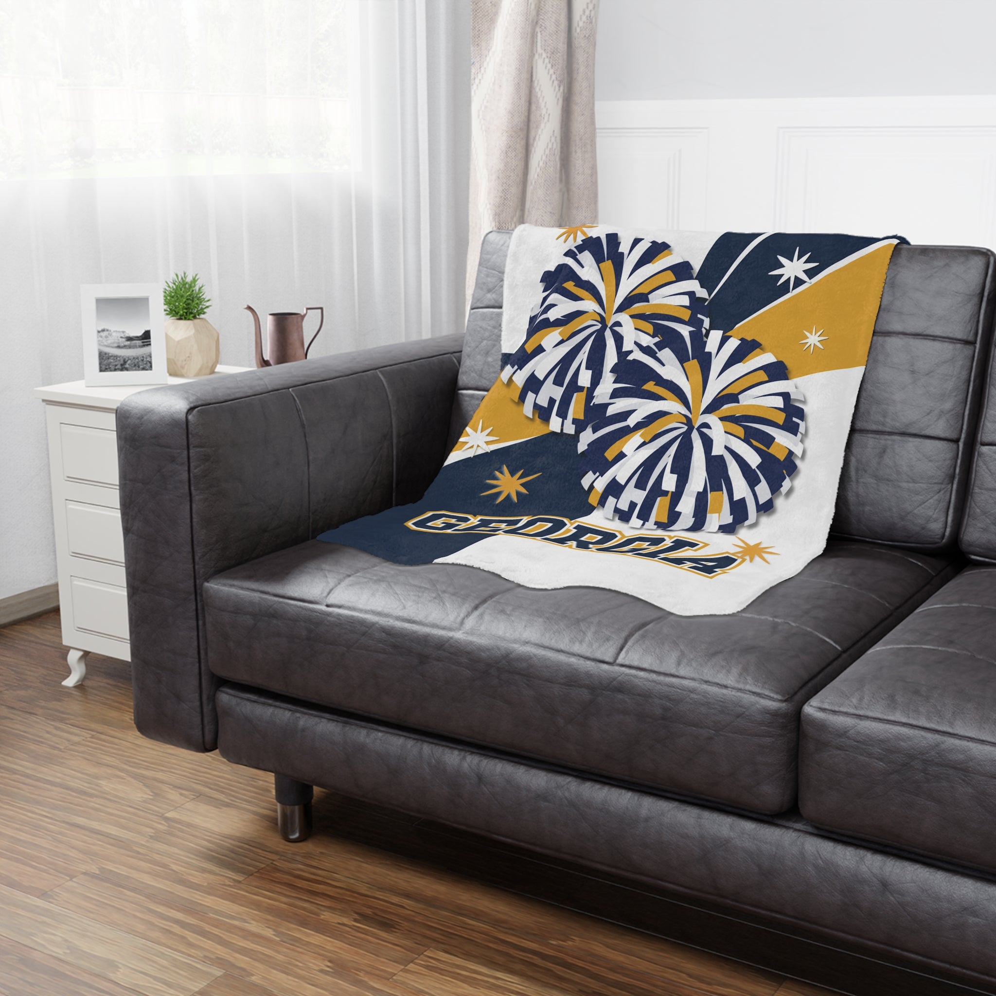 Cheer Minky Blanket – Personalized Team Spirit & Cozy Comfort