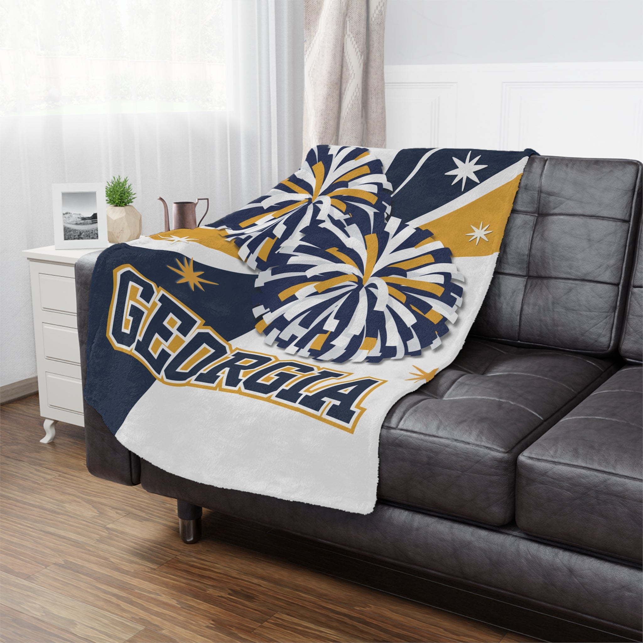 Personalized Cheer Minky Blanket