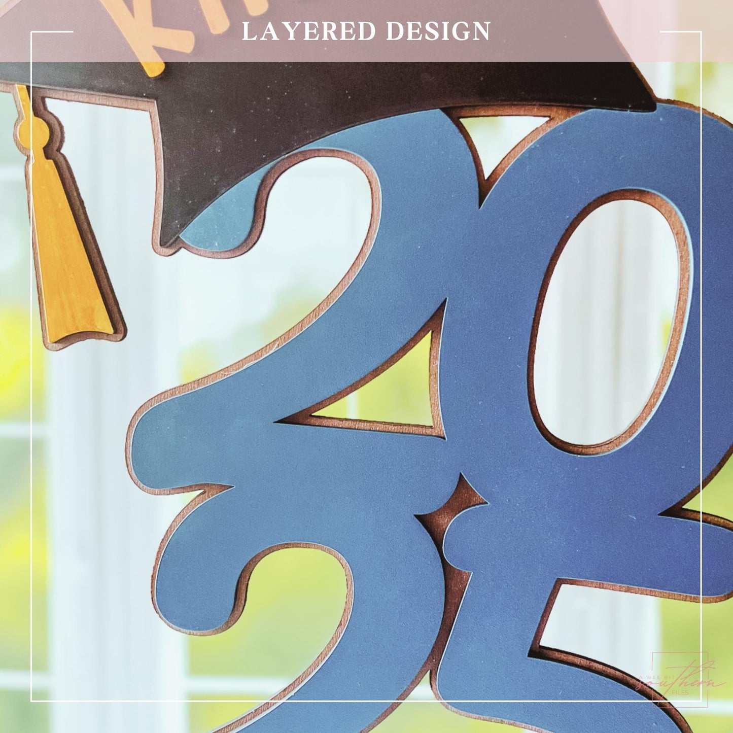 Class of 2025 Graduation Door Hanger SVG