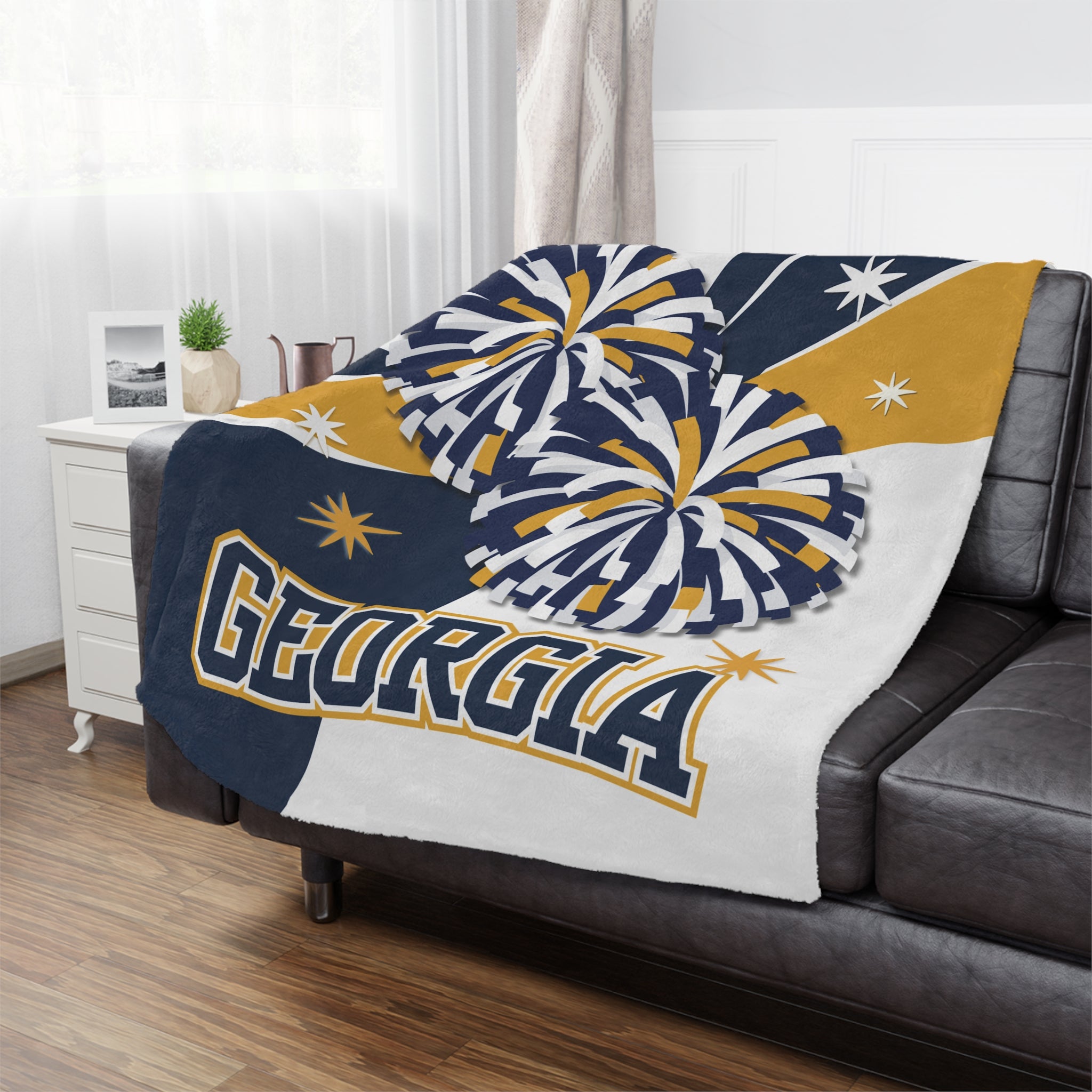 Personalized Cheer Minky Blanket