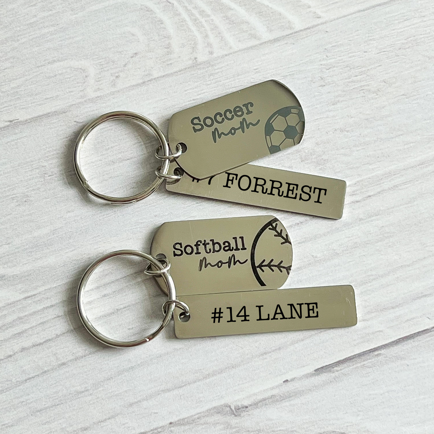 Sports Mom Keychain