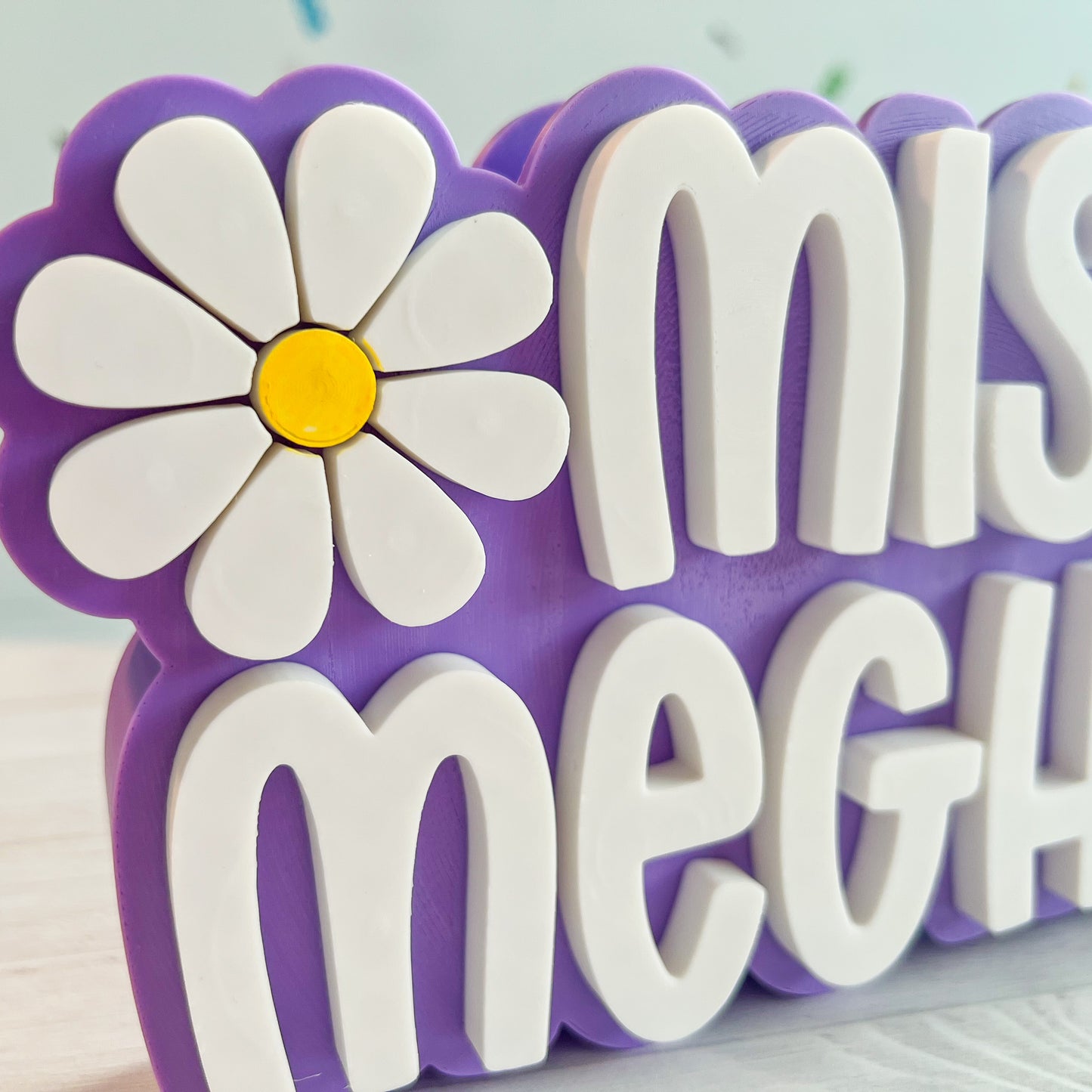 Teacher name pencil holder