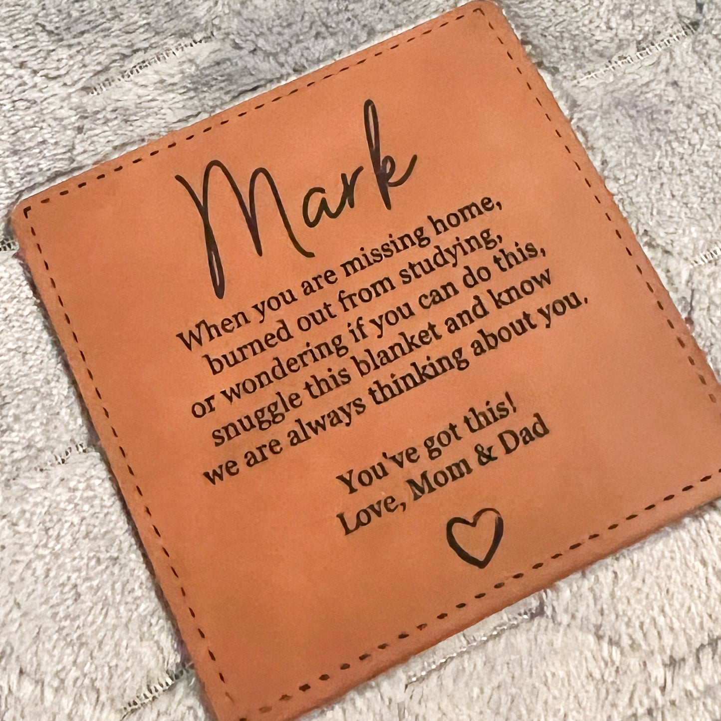 College blanket - Leaving for College gift
