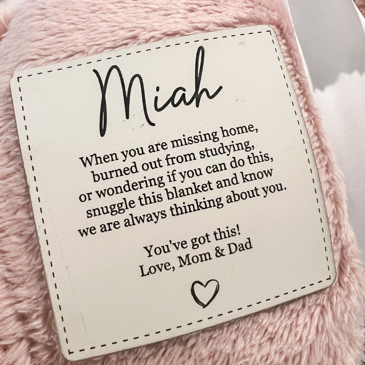 College blanket - Leaving for College gift