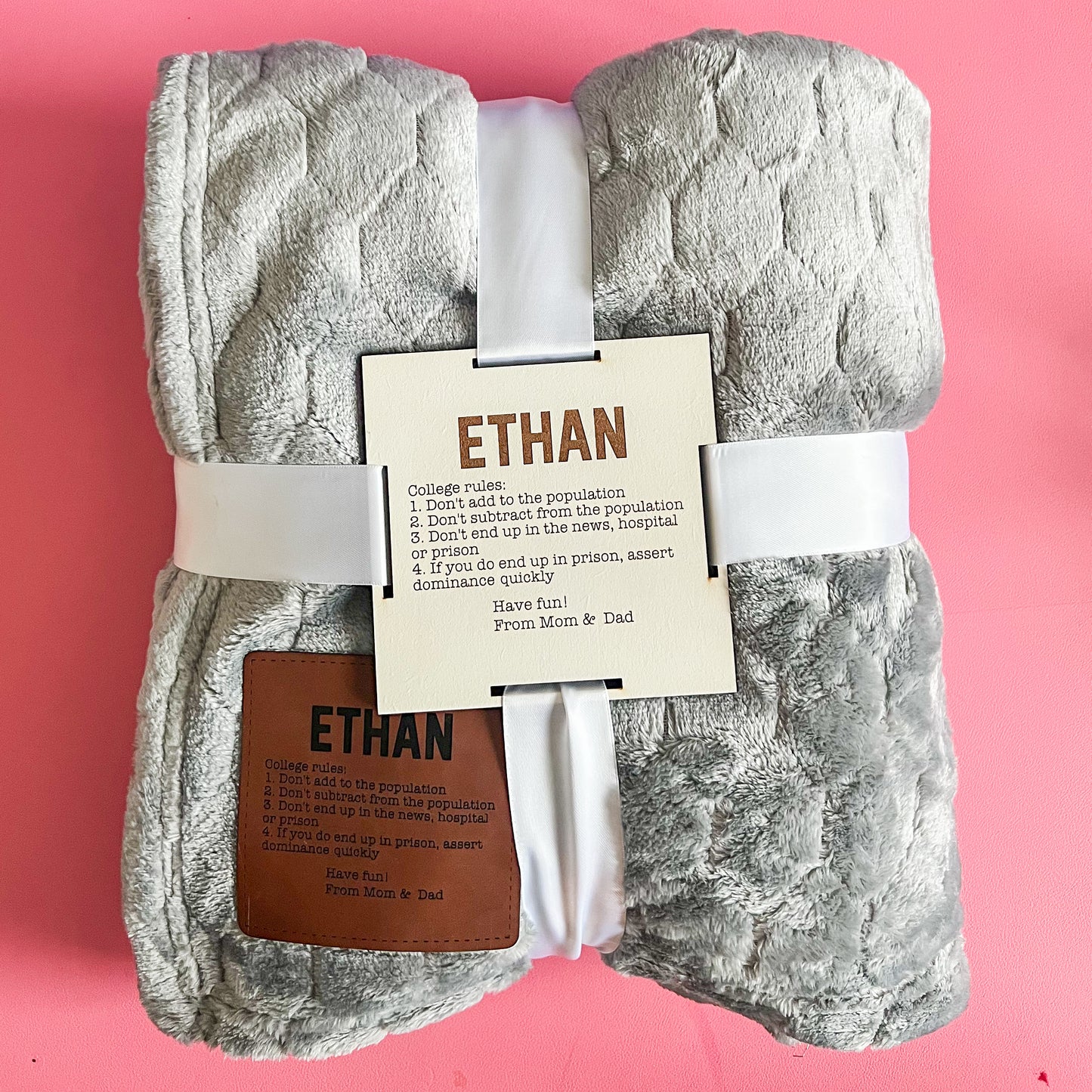 College blanket - Leaving for College gift
