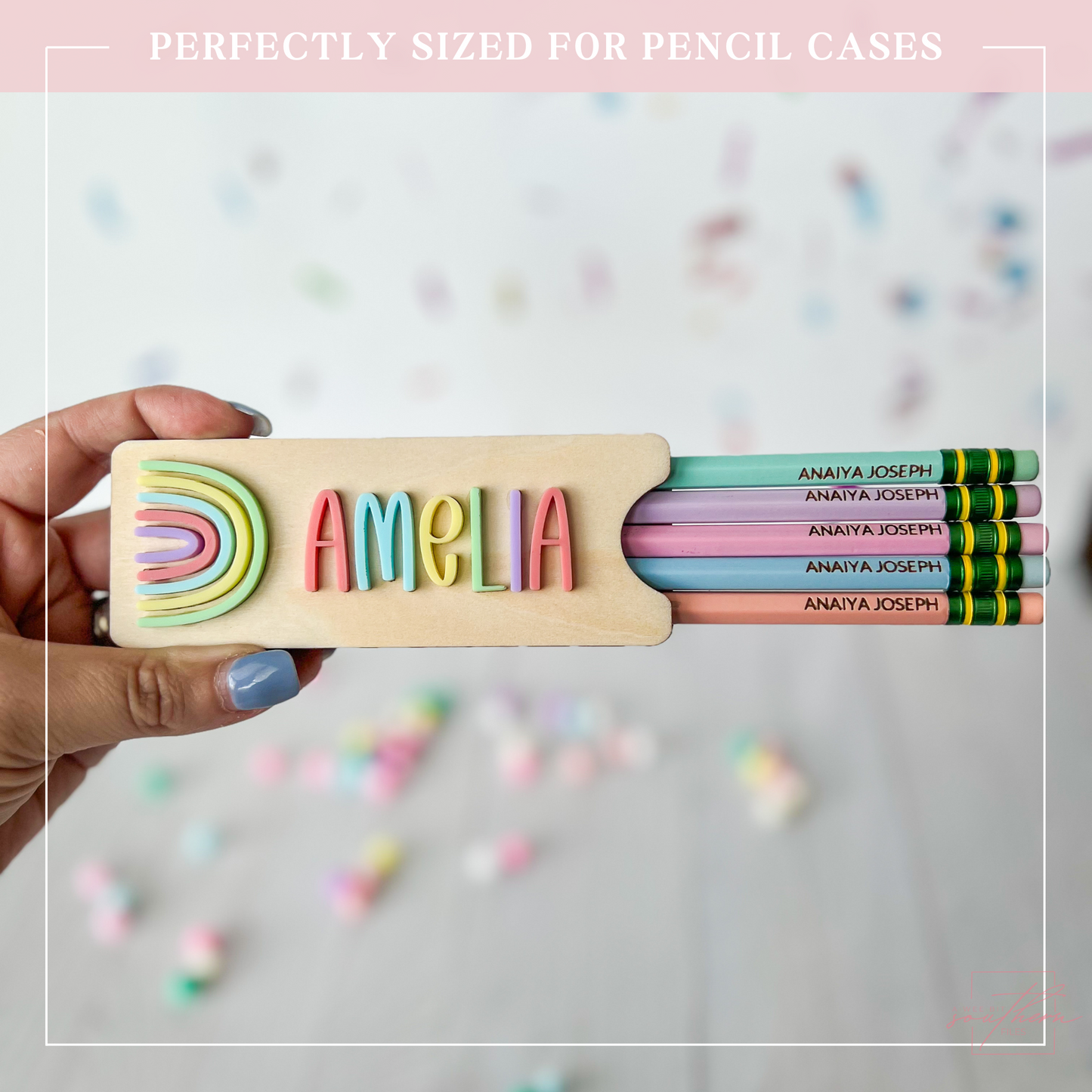 Personalized Pencil Holder Gift SVG File
