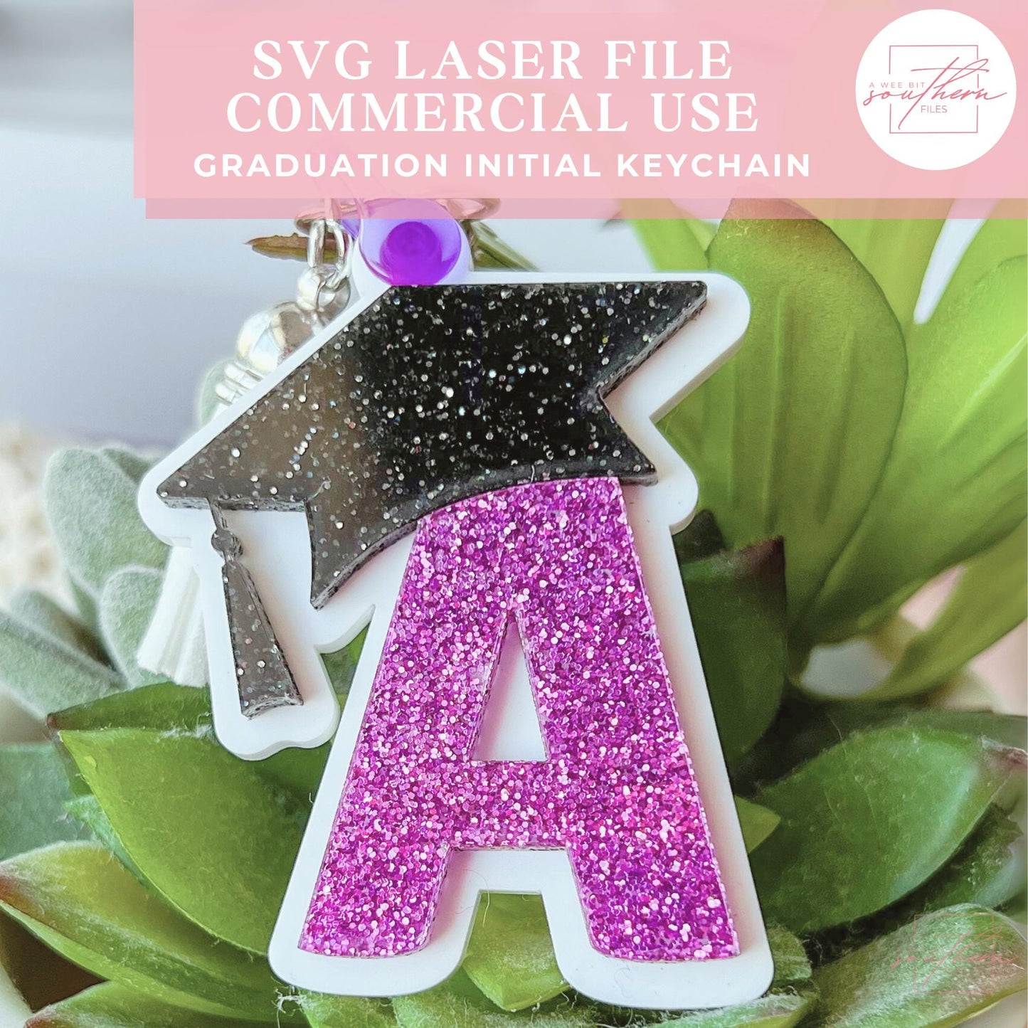 Graduation Keychain SVG File