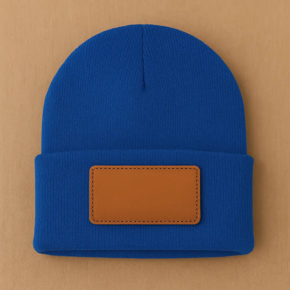 Coach Beanie Hat - Personalized - Blue / Rawhide - Physical Product