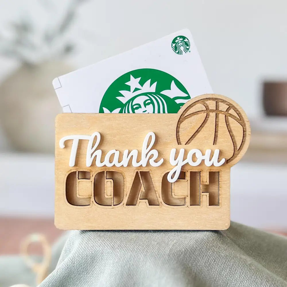 Coach Gift Card Holder - Physical Product - Basketball - Physical Product