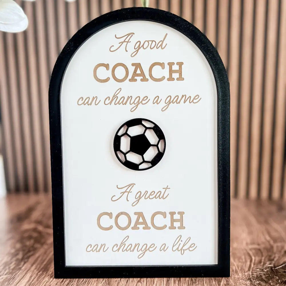 Coach plaque gift - any sport - Physical Product