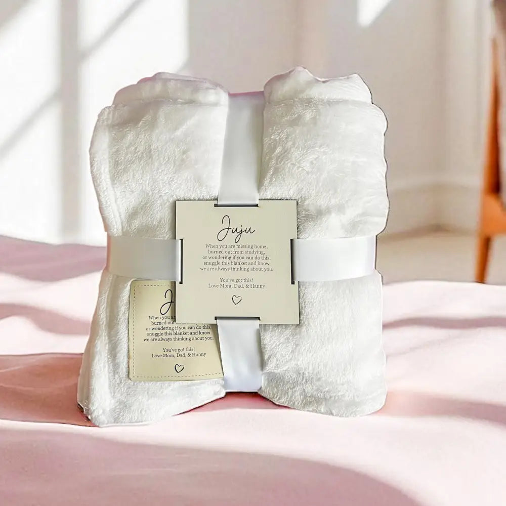 College blanket - Leaving for College gift - Physical Product