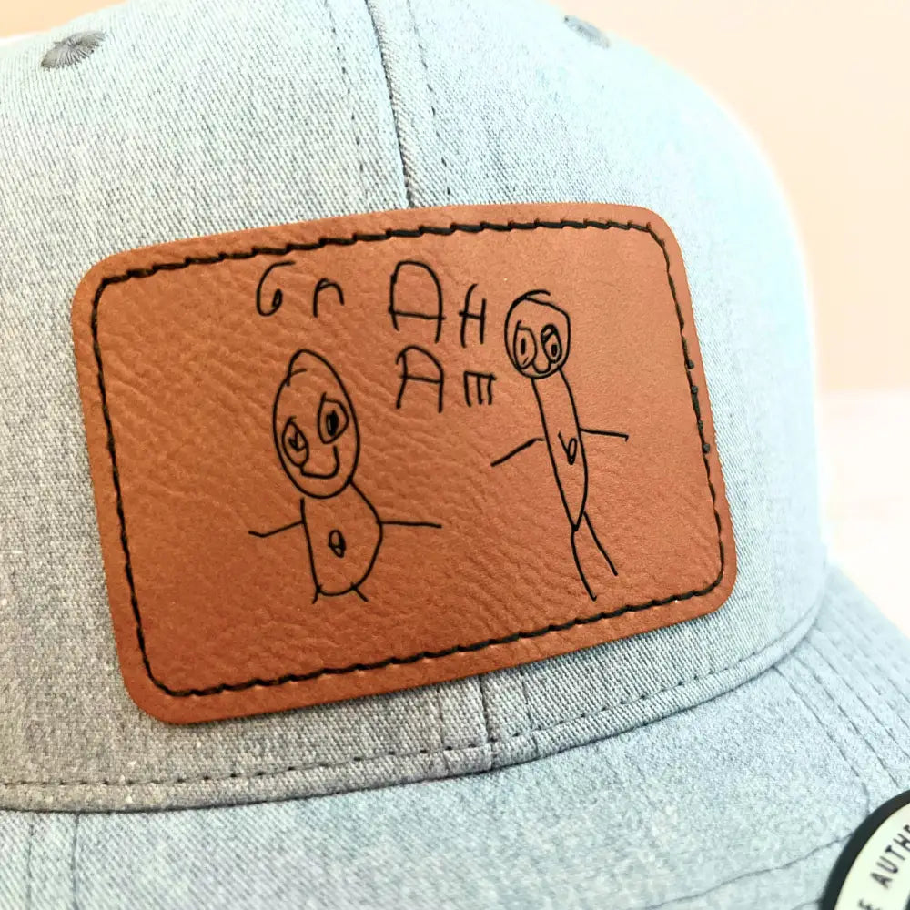 Dad or Grandpa hat - Children’s drawing or handwriting - Physical Product