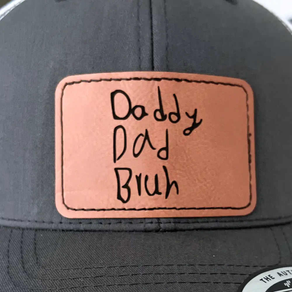 Dad or Grandpa hat - Children’s drawing or handwriting - Physical Product