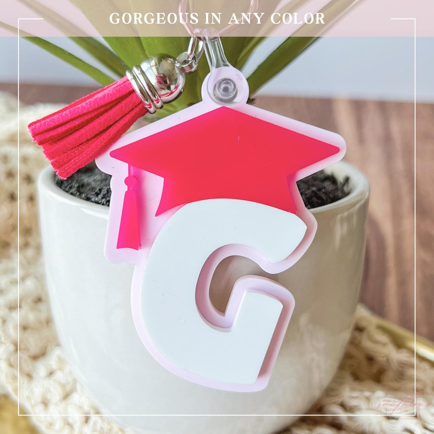 Graduation Keychain SVG File
