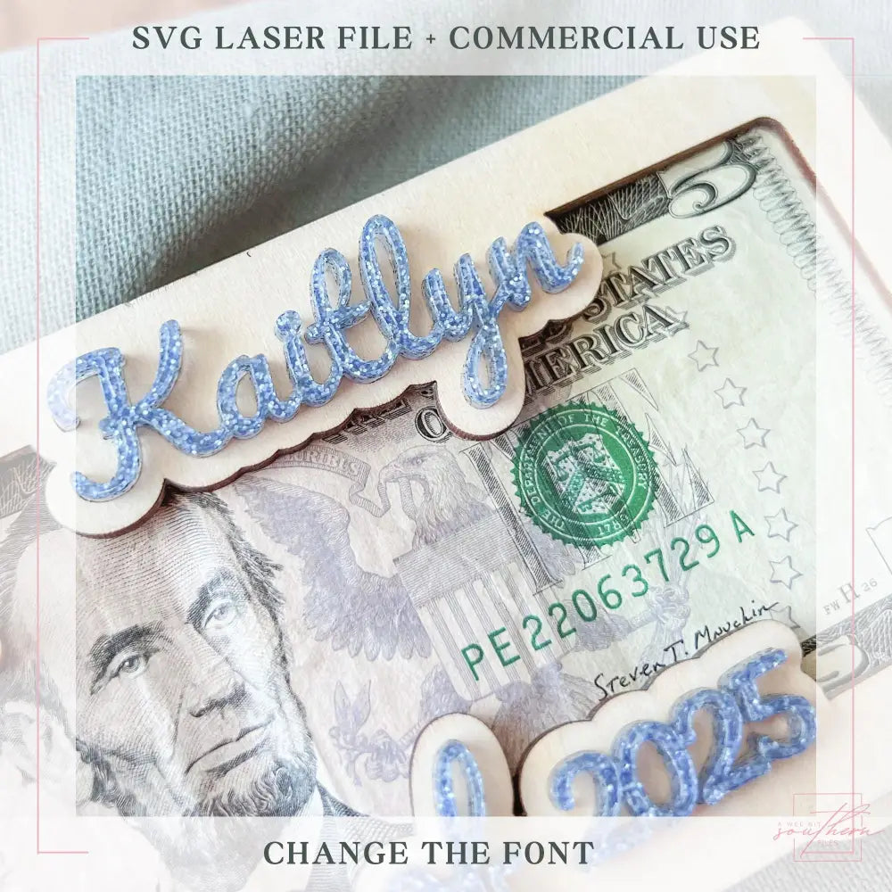 Graduation Money Holder SVG File - Digital File