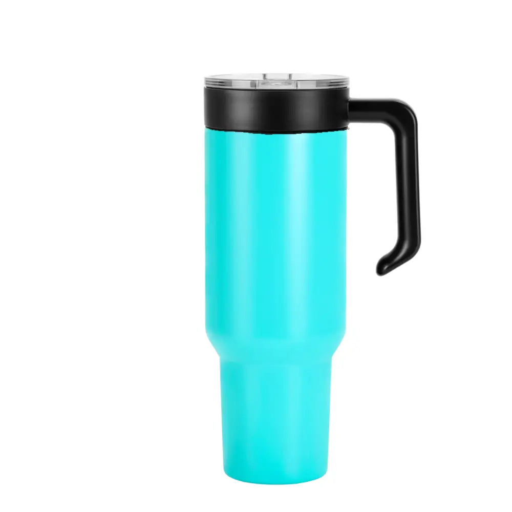 Personalized Coach Tumbler – 40 oz Stainless Steel with Sport Icon - teal / Black - Physical Product
