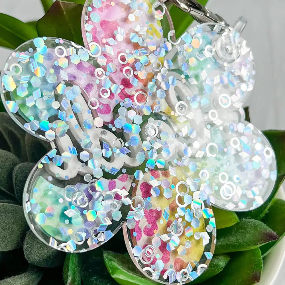 Personalized Flower Bag Tag - Physical Product