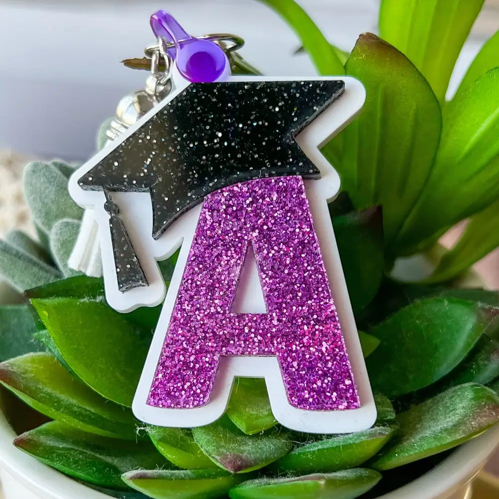 Personalized Graduation Keychain - Physical Product