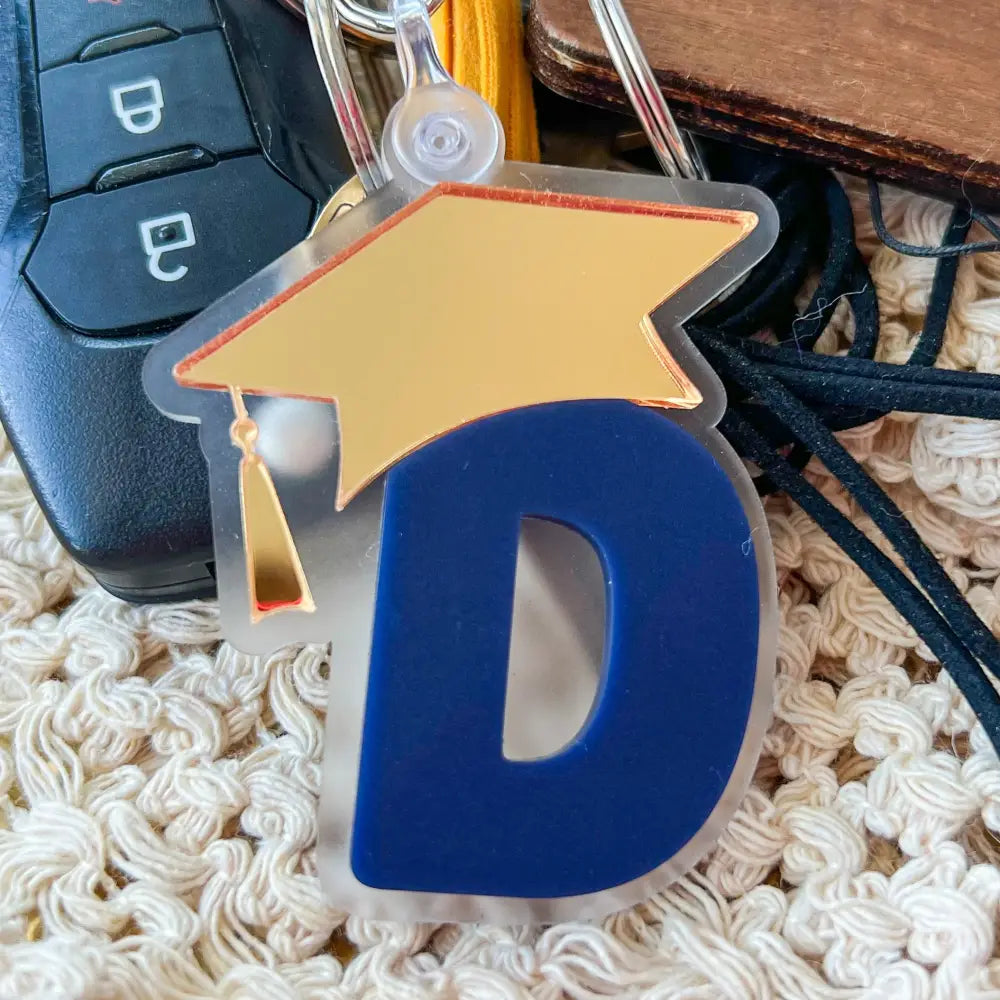 Personalized Graduation Keychain - Physical Product