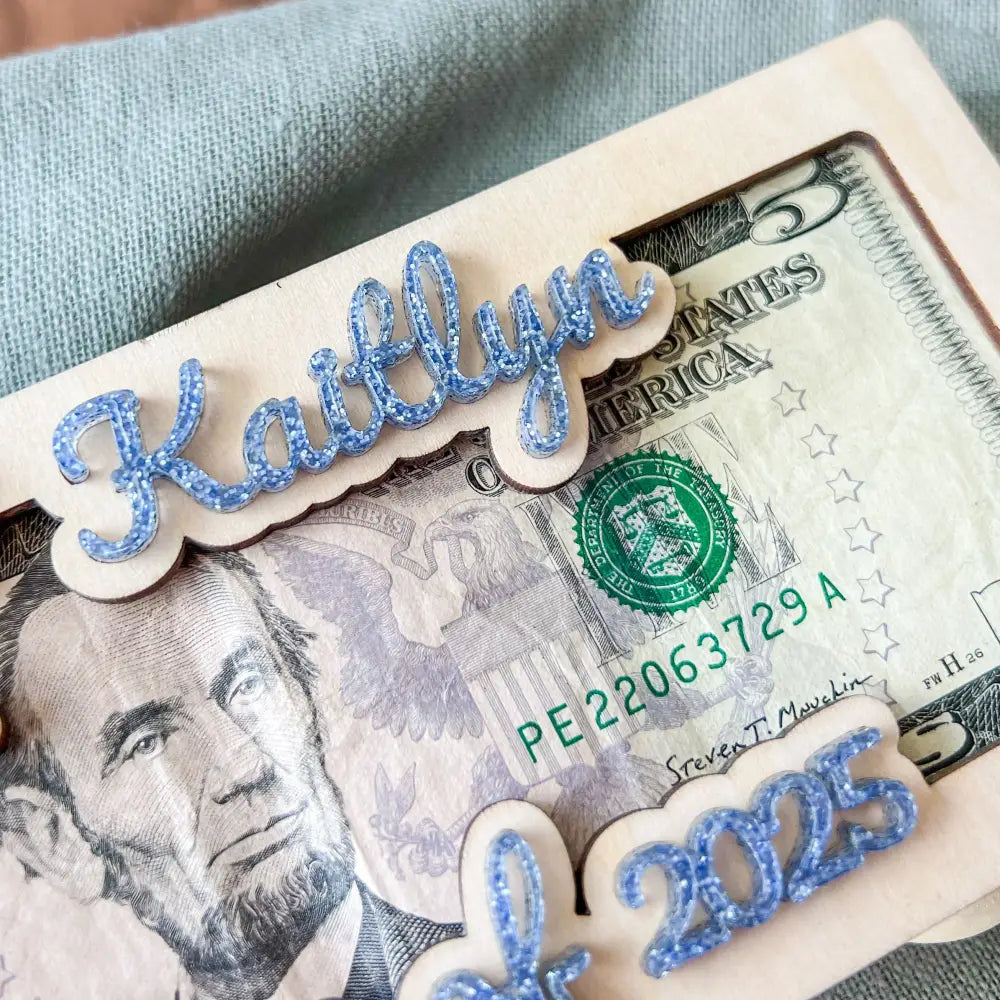 Personalized Graduation Money Holder - Physical Product