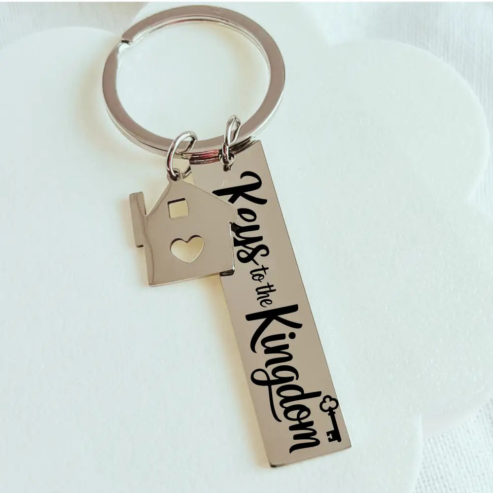 Personalized New Home Keychain - Physical Product