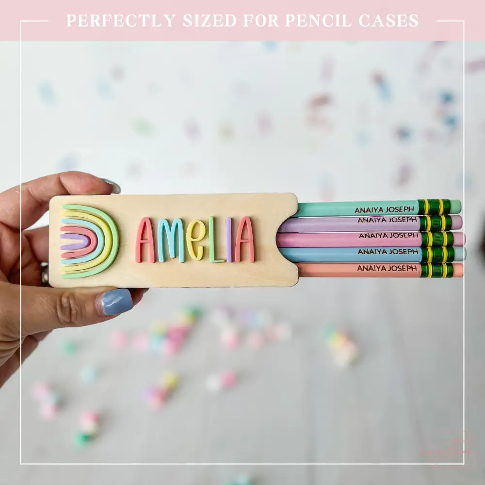 Personalized Pencil Holder Gift SVG File - Digital File