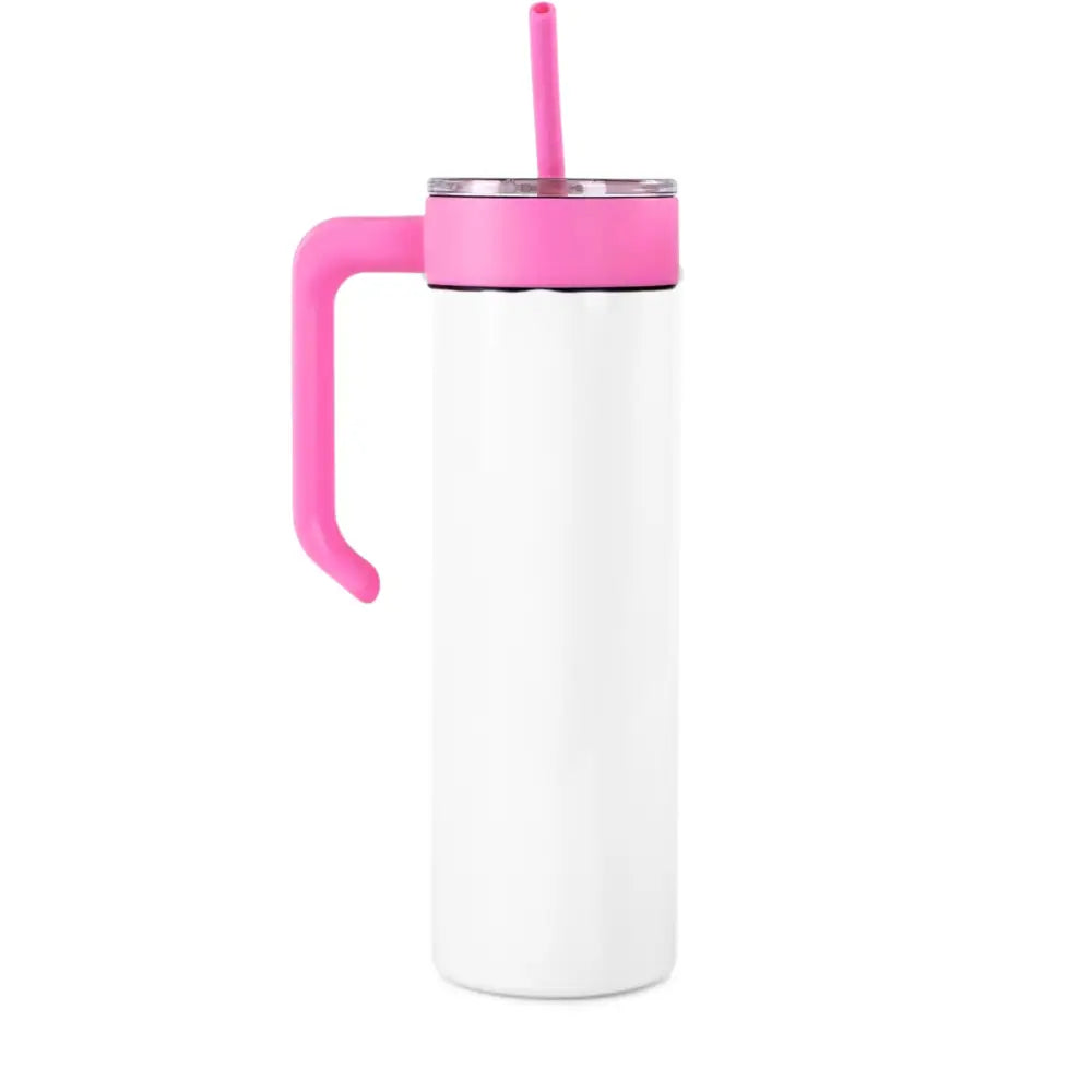 Personalized Volleyball Cup – Custom 20oz UV Printed Tumbler with Handle - Physical Product
