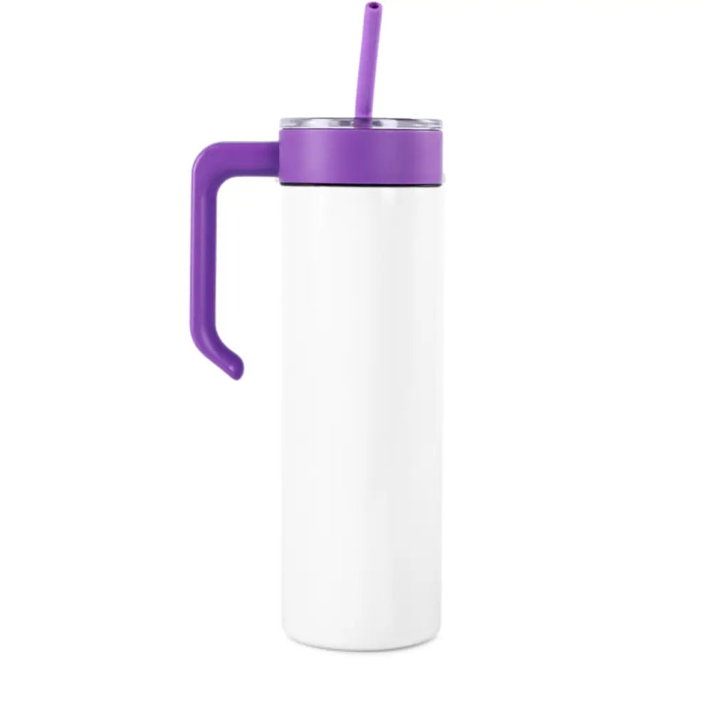 Personalized Volleyball Cup – Custom 20oz UV Printed Tumbler with Handle - Physical Product