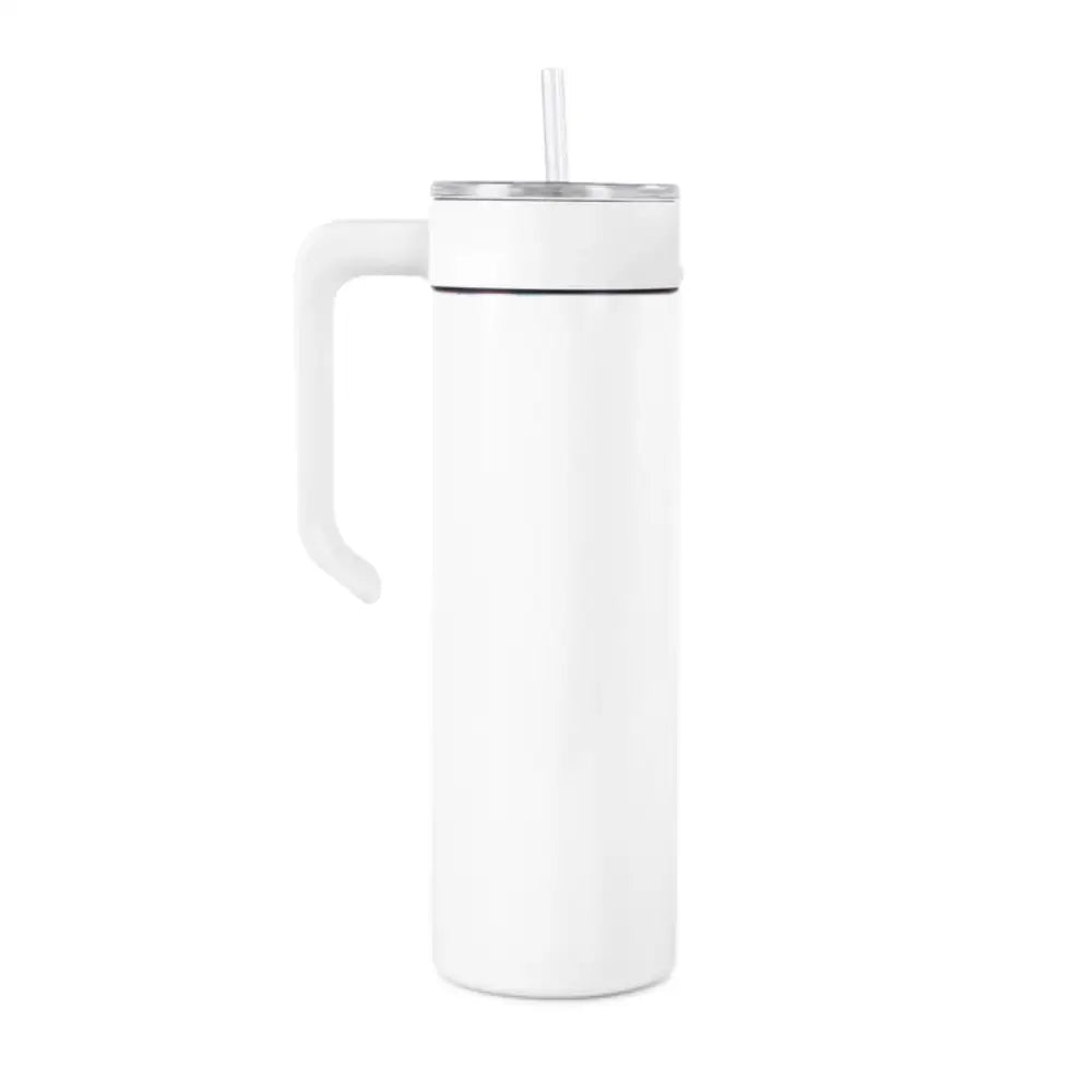 Personalized Volleyball Cup – Custom 20oz UV Printed Tumbler with Handle - Physical Product