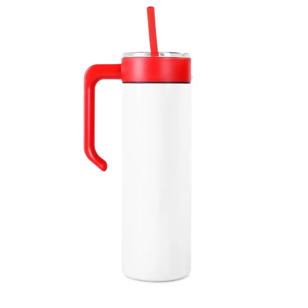 Personalized Volleyball Cup – Custom 20oz UV Printed Tumbler with Handle - Physical Product