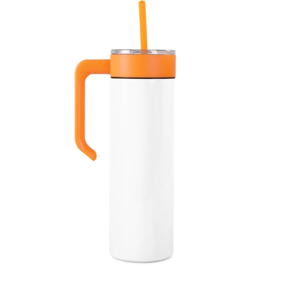 Personalized Volleyball Cup – Custom 20oz UV Printed Tumbler with Handle - Physical Product