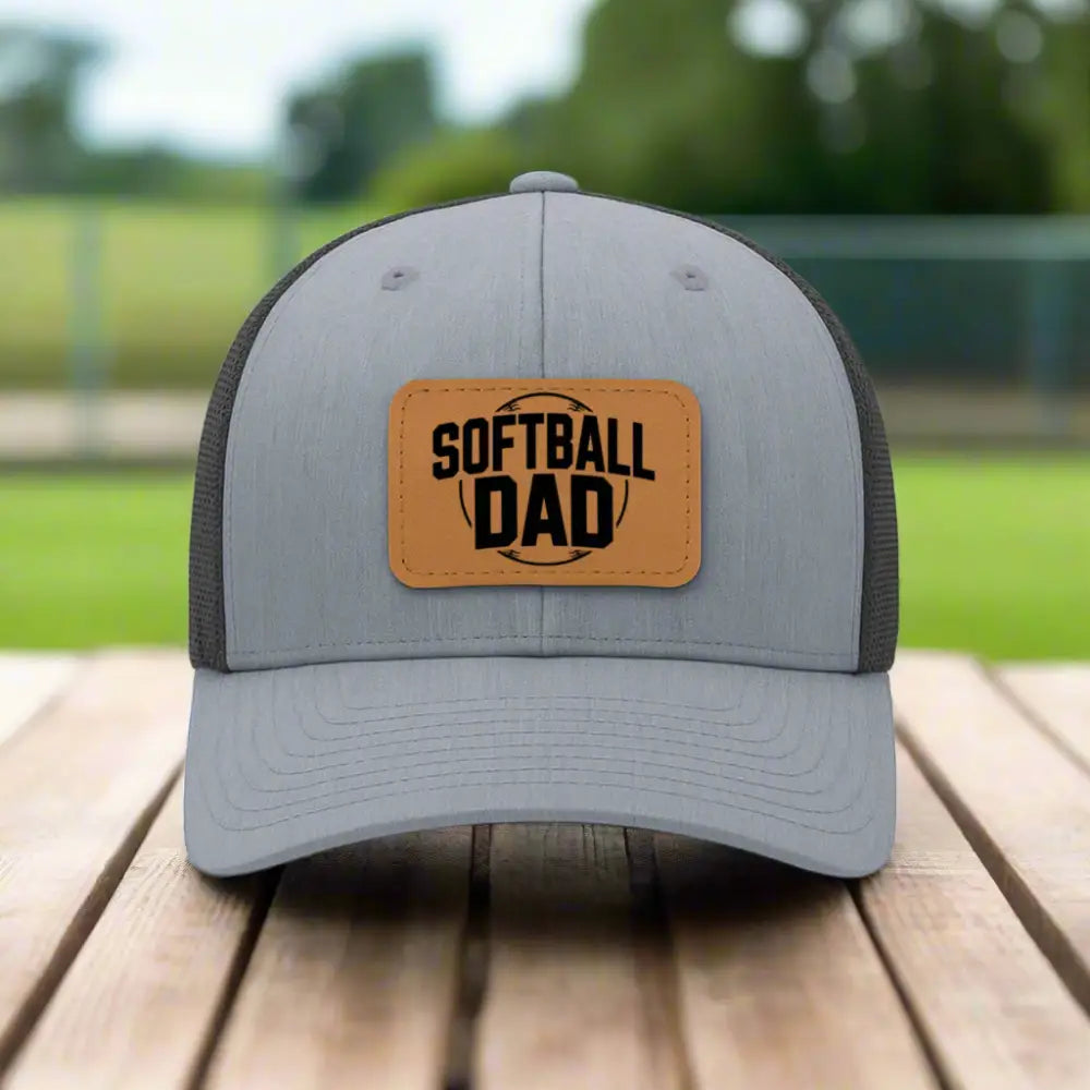 Sports Dad Hat - All Black / Rawhide / Softball - Physical Product
