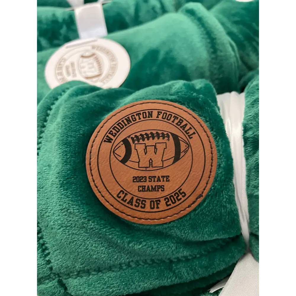 Sports team blanket keepsake - Green / Yes - Physical Product
