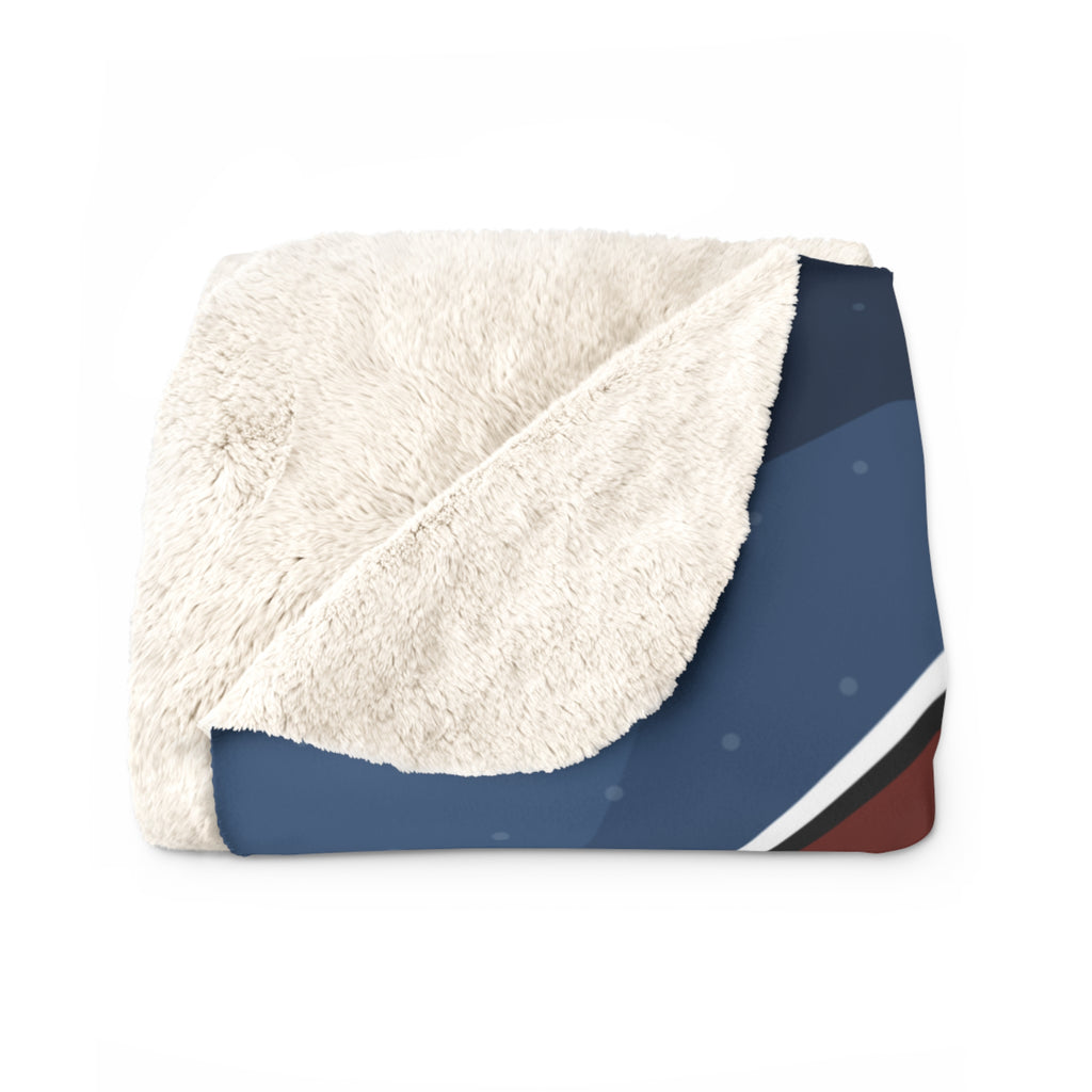 Football Sherpa Blanket – Personalized Comfort & Game-Day Warmth