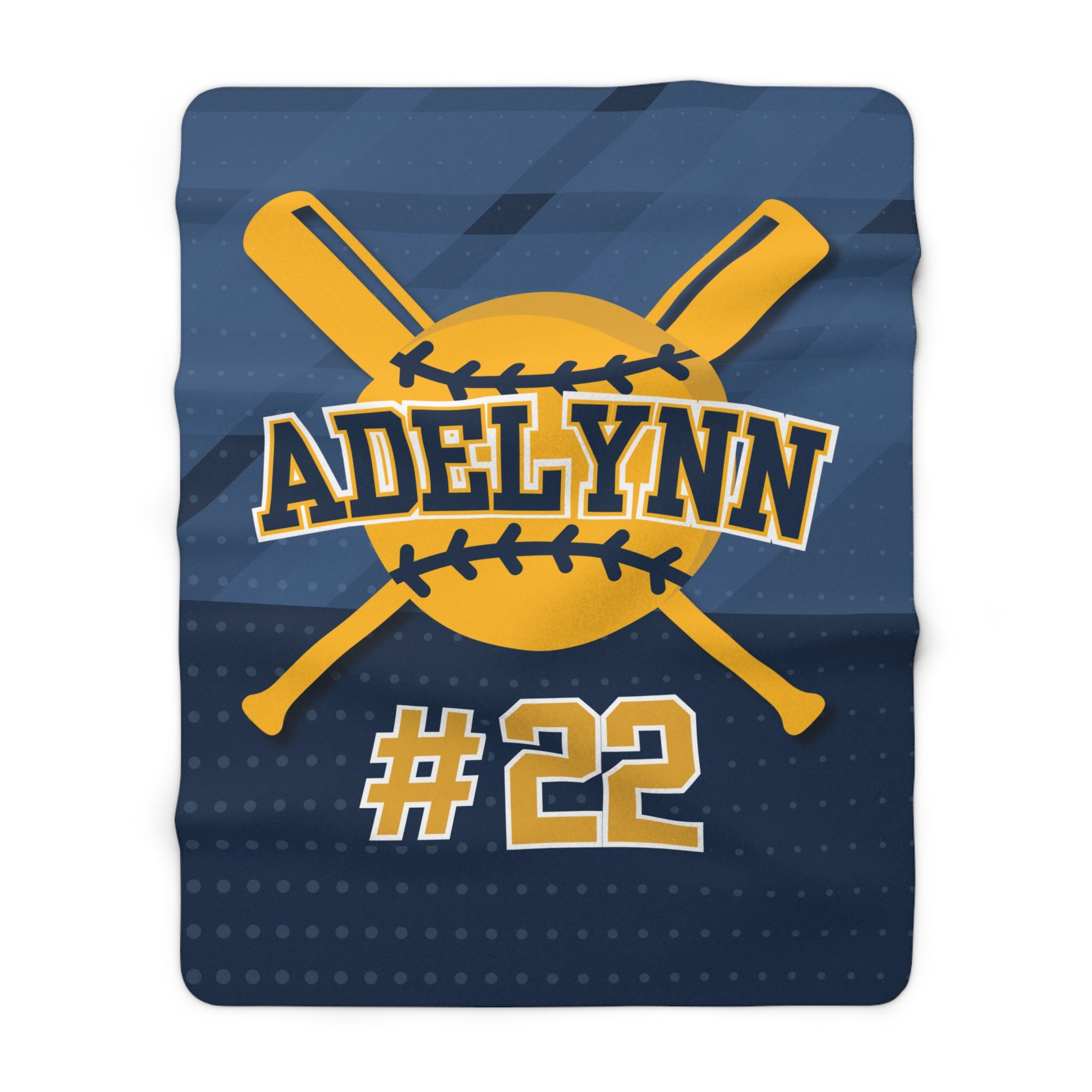 Softball Sherpa Blanket – Personalized Comfort & Team Pride