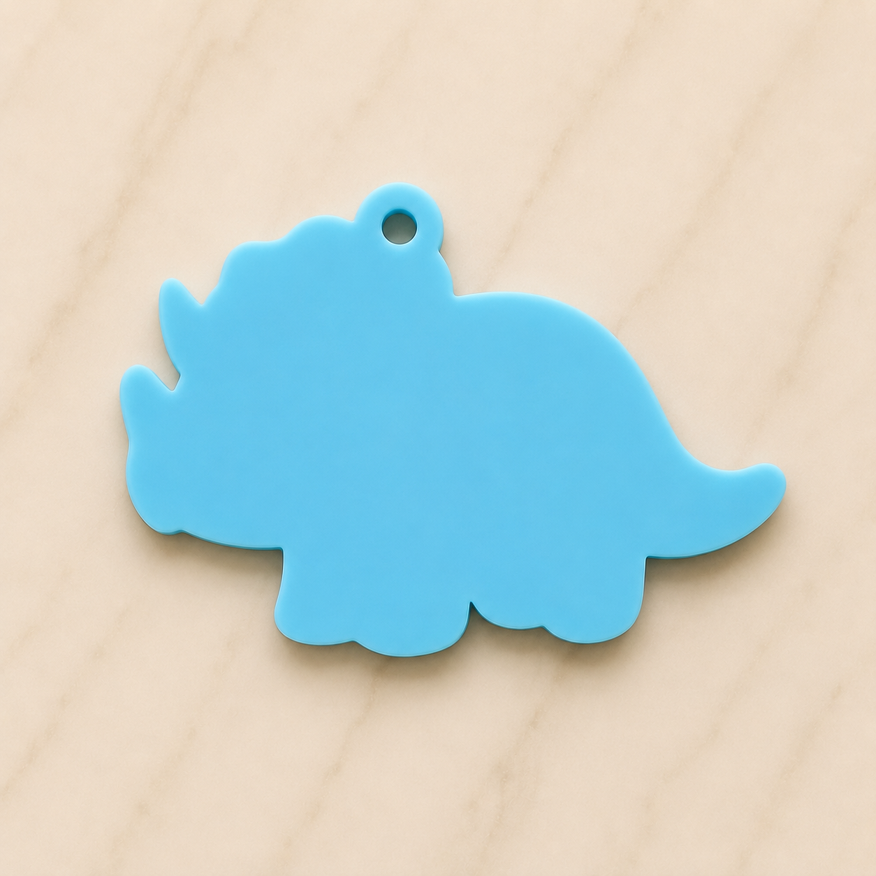 Triceratops Personalized Name Bag Tag