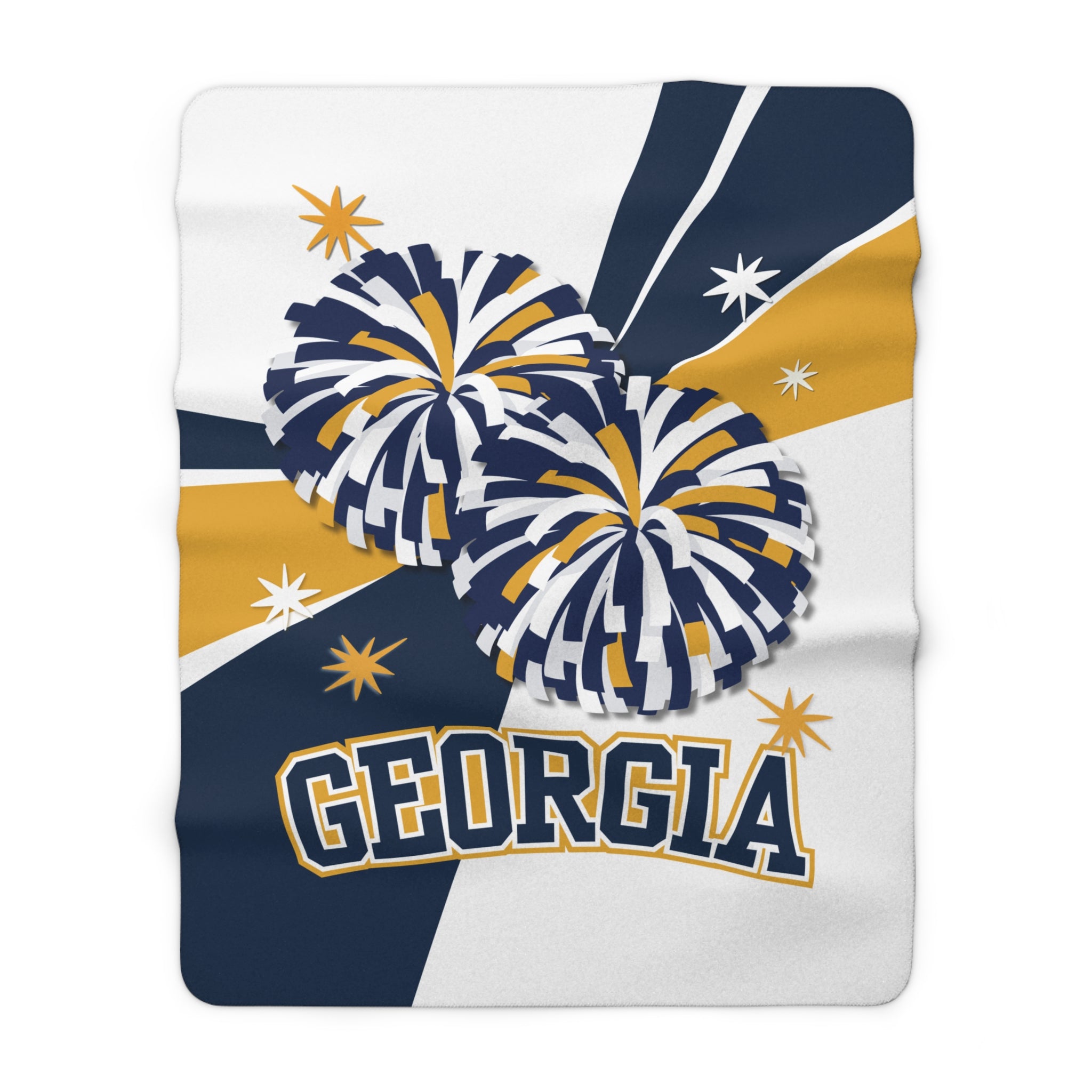 Cheer Sherpa Fleece Blanket – Personalized Team Spirit & Cozy Comfort