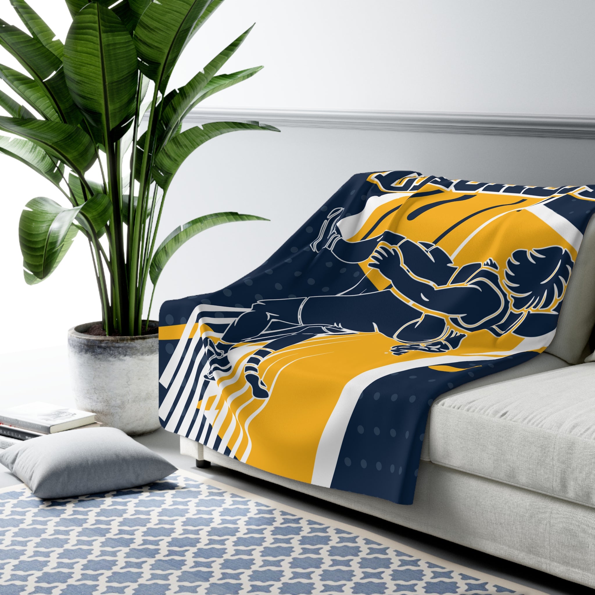 Wrestling Sherpa Blanket – Personalized Comfort & Strength