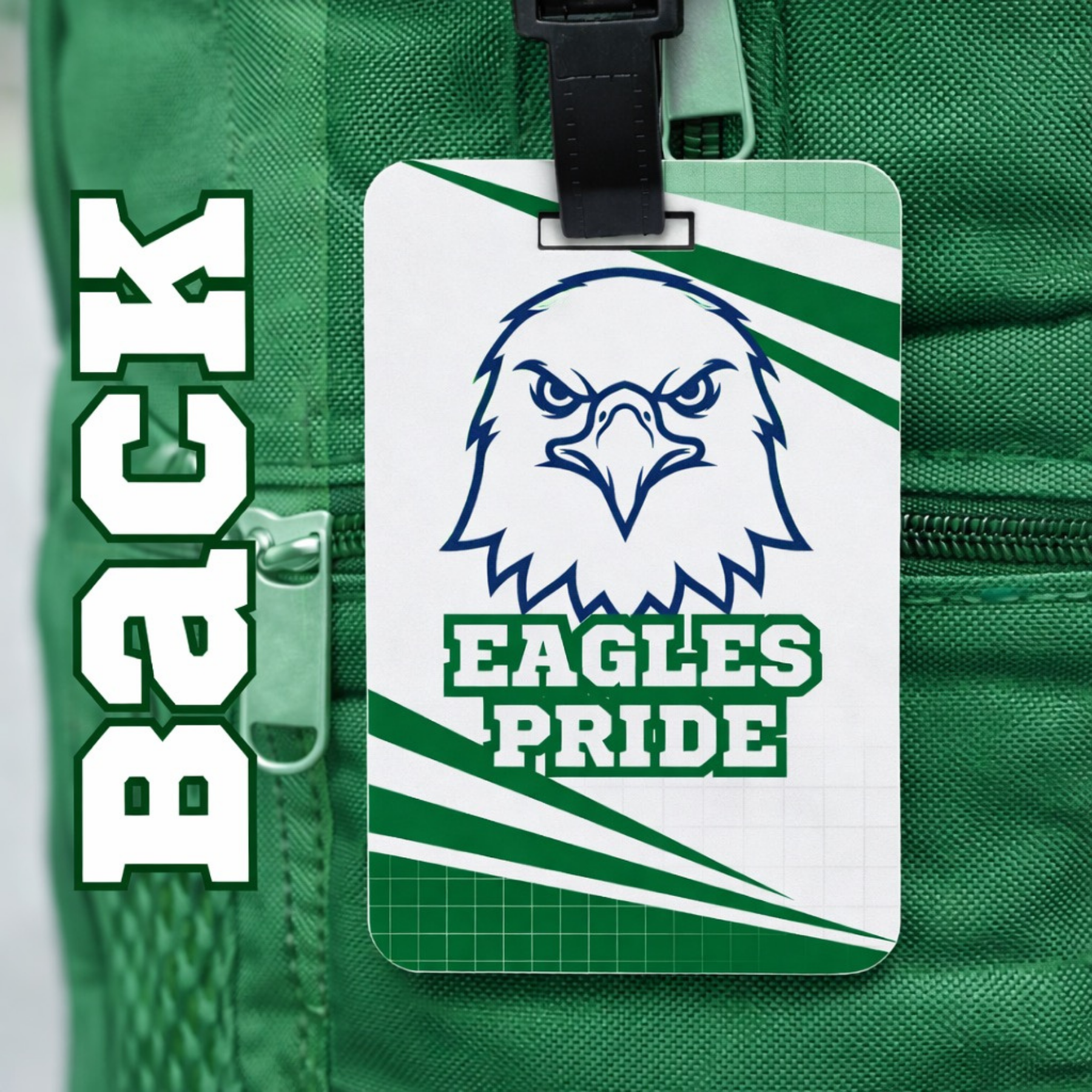 Eagles Mascot Bag Tag