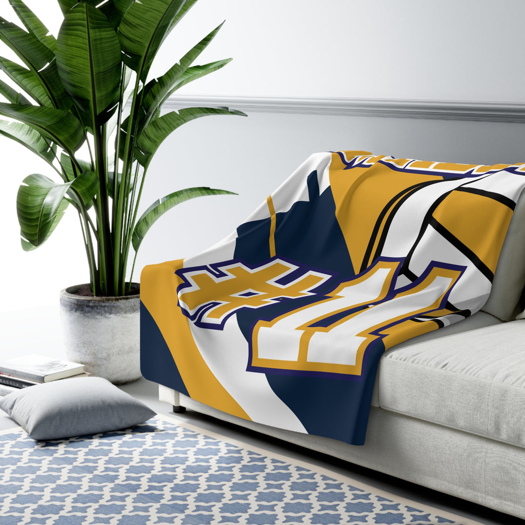 Volleyball Sherpa Blanket – Personalized Comfort & Team Spirit