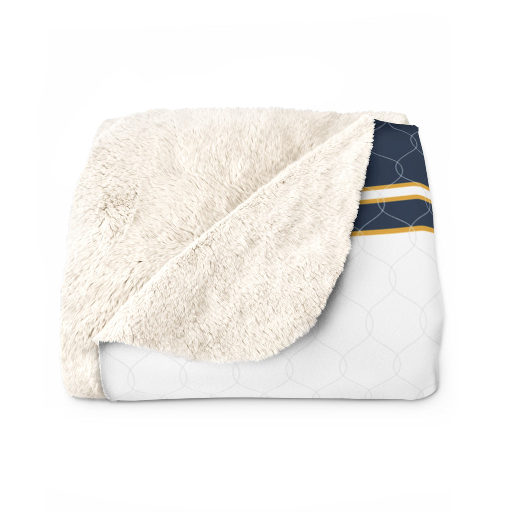 Ice Hockey Sherpa Blanket – Personalized Comfort & Sporty Style
