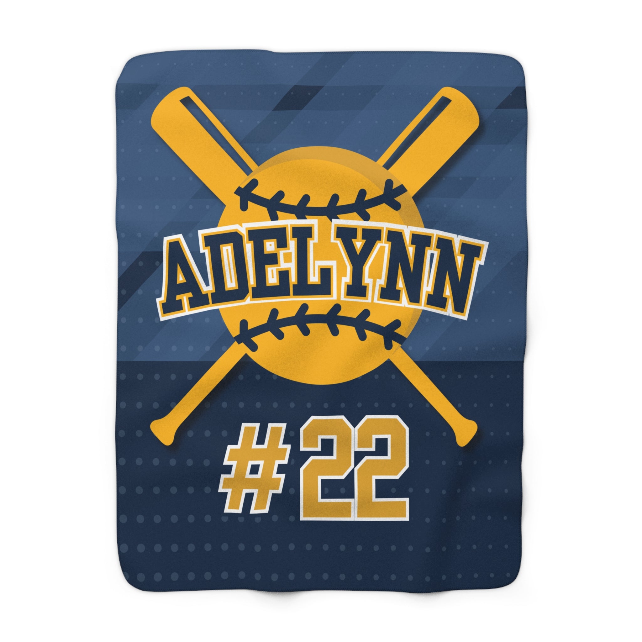 Softball Sherpa Blanket – Personalized Comfort & Team Pride
