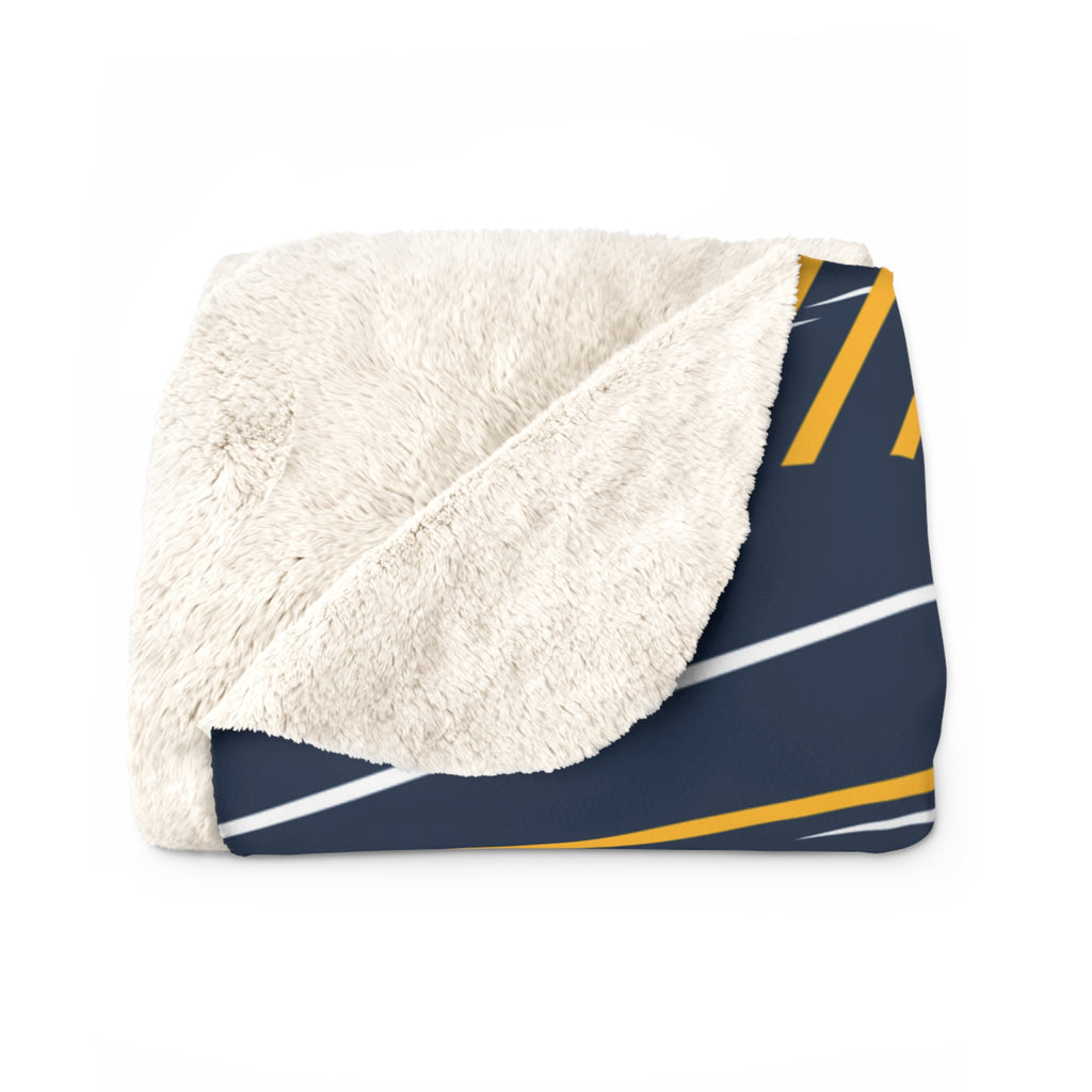 Track & Field Sherpa Blanket – Personalized Comfort & Motivation