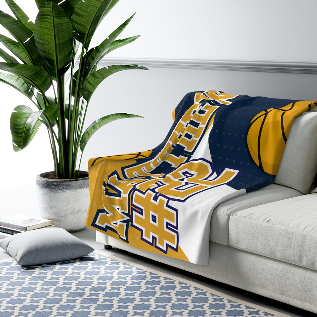 Basketball Sherpa Blanket – Personalized Comfort & Style