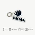 Wildcats Personalized Mascot Keychain