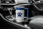 Custom school spirit 40oz travel tumbler personalized with school mascot