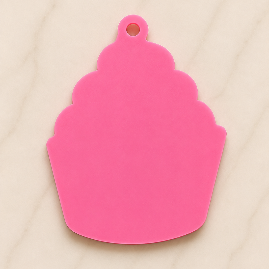Cupcake Personalized Name Bag Tag