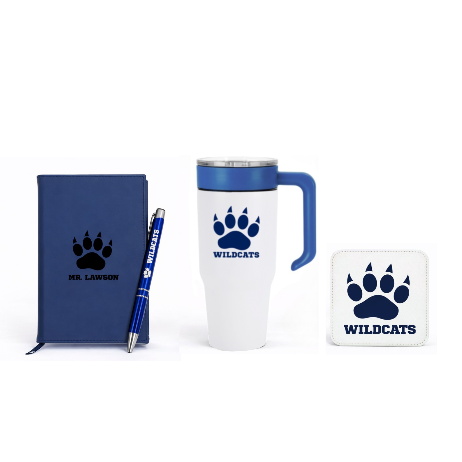 School staff and parent spirit pack — custom personalized school merchandise